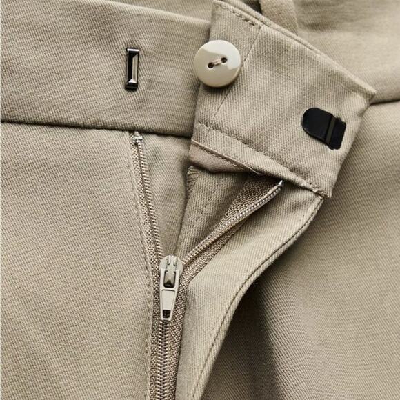 Zara belted Straight Leg Pants - Picture 6 of 7